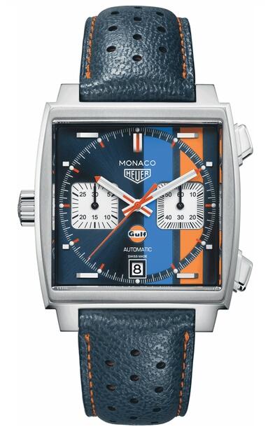 Tag Heuer Monaco Blue Dial CAW211R.FC6401 watches men